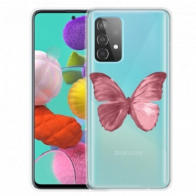 Handyhülle Für Samsung Galaxy A52 4G / A52 5G / A52s 5G Wilde Schmetterlinge