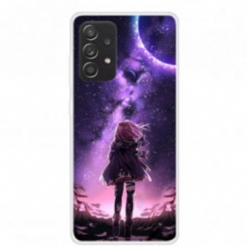 Hülle Für Samsung Galaxy A52 4G / A52 5G / A52s 5G Magischer Vollmond