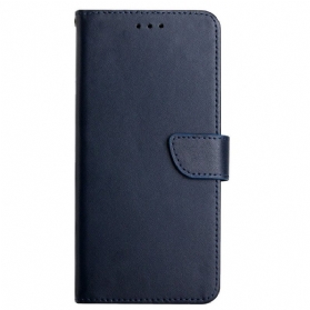 Flip Case Für Xiaomi Redmi 10 Echtes Nappaleder