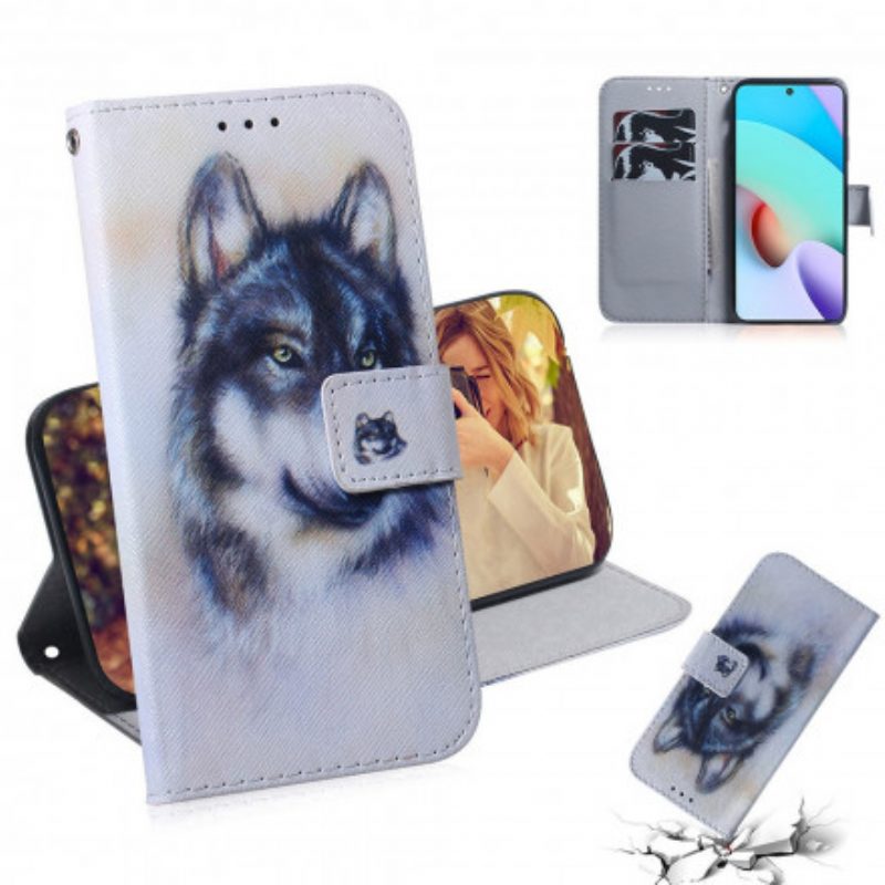 Flip Case Für Xiaomi Redmi 10 Hunde-look