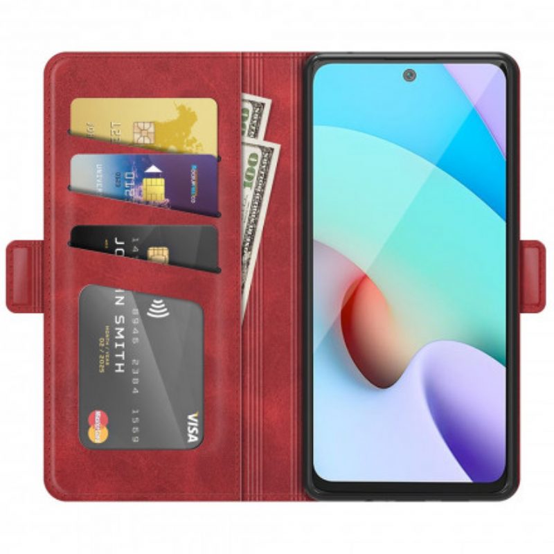 Flip Case Für Xiaomi Redmi 10 Flip Case Klassische Doppelklappe