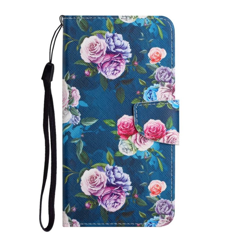 Flip Case Für Xiaomi Redmi 10 Liberty Royal Blumen