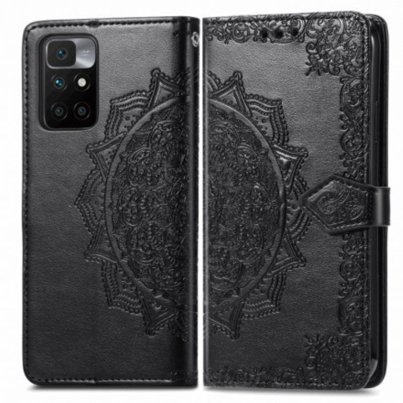 Flip Case Für Xiaomi Redmi 10 Mandala-mittelalter