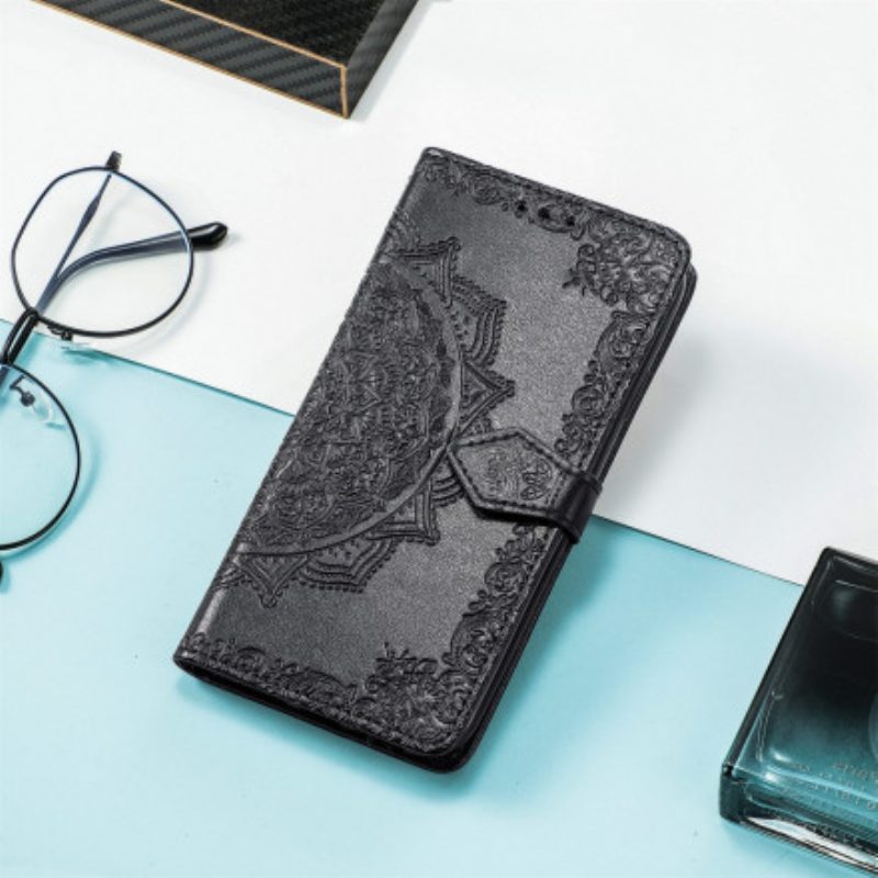 Flip Case Für Xiaomi Redmi 10 Mandala-mittelalter