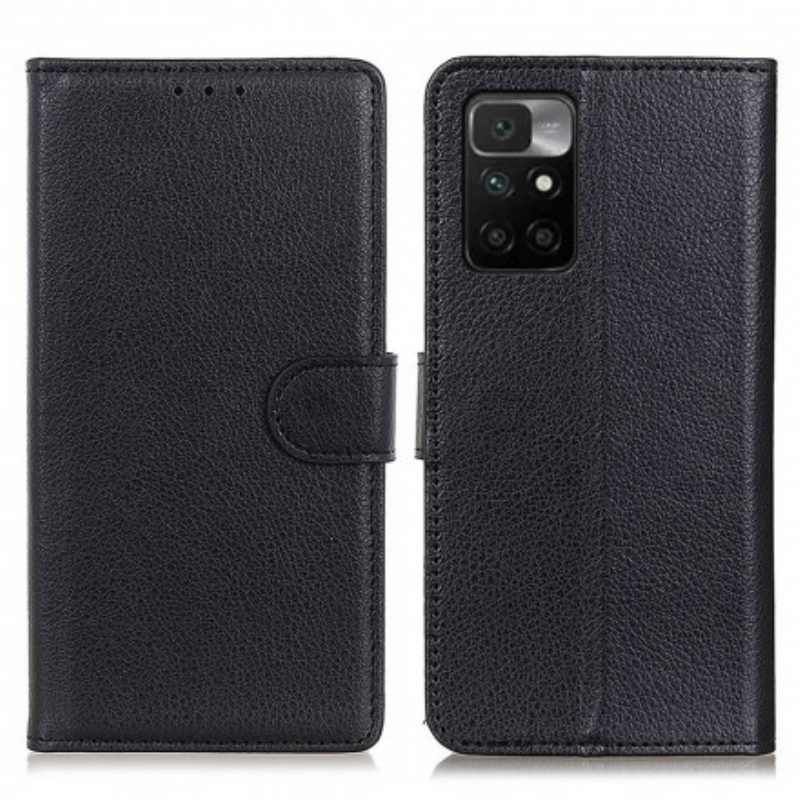 Flip Case Für Xiaomi Redmi 10 Traditionelles Kunstleder