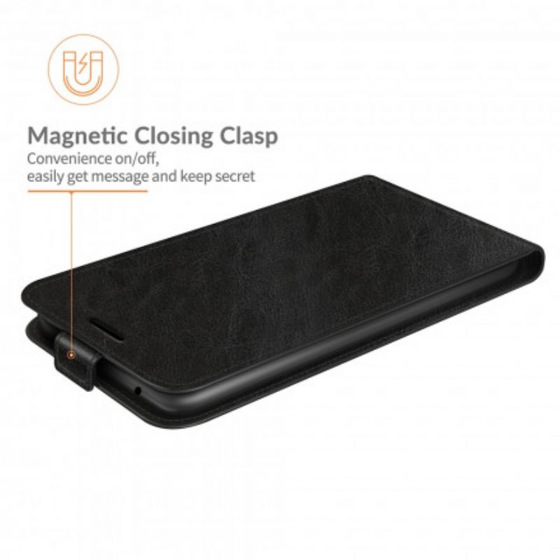 Flip Case Für Xiaomi Redmi 10 Flip Case Vertikale Klappe In Lederoptik