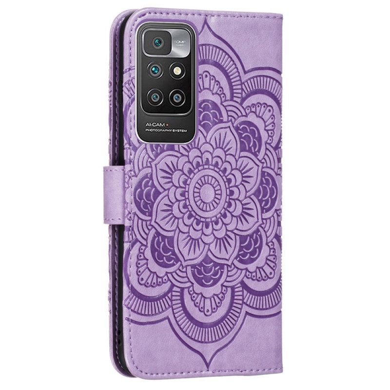 Flip Case Für Xiaomi Redmi 10 Vollständiges Mandala