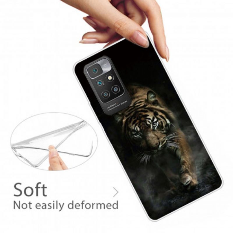 Handyhülle Für Xiaomi Redmi 10 Flexibler Tiger