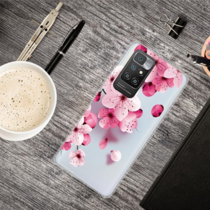 Handyhülle Für Xiaomi Redmi 10 Kleine Rosa Blumen