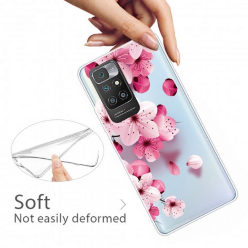 Handyhülle Für Xiaomi Redmi 10 Kleine Rosa Blumen