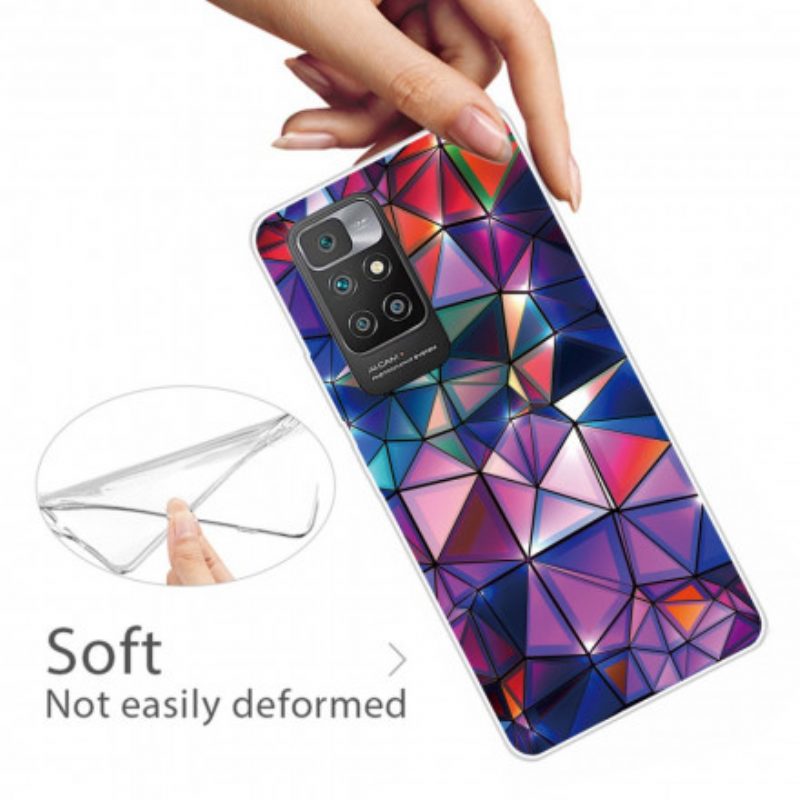 Hülle Für Xiaomi Redmi 10 Flexible Geometrie