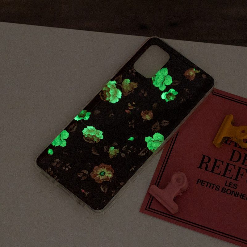 Hülle Für Xiaomi Redmi 10 Fluoreszierende Blumen