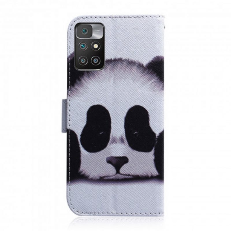 Lederhüllen Für Xiaomi Redmi 10 Panda-gesicht