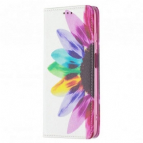 Schutzhülle Für Xiaomi Redmi 10 Flip Case Aquarellblume