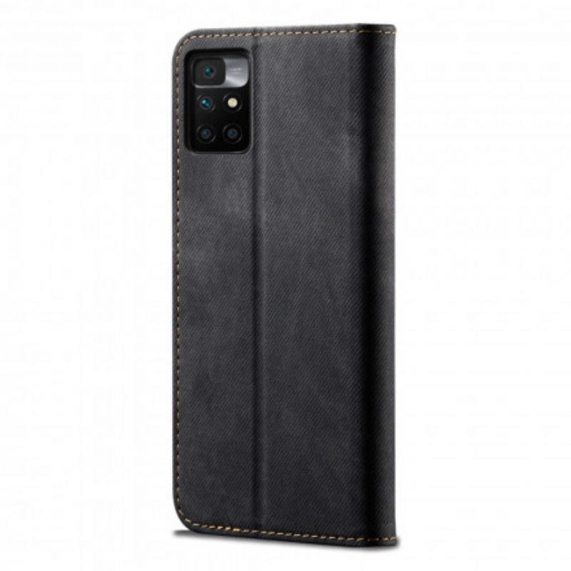 Schutzhülle Für Xiaomi Redmi 10 Flip Case Denim-stoff