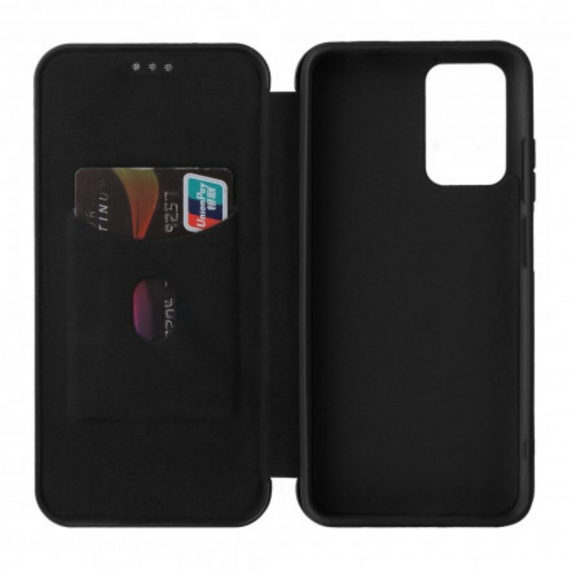 Schutzhülle Für Xiaomi Redmi 10 Flip Case Farbiges Carbon-silikon