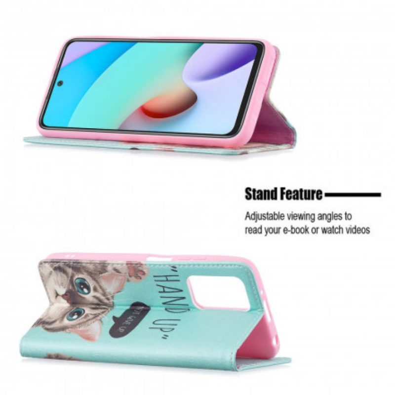 Schutzhülle Für Xiaomi Redmi 10 Flip Case Hand-up