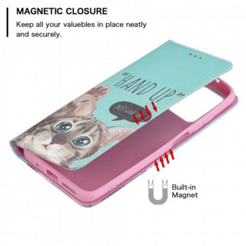 Schutzhülle Für Xiaomi Redmi 10 Flip Case Hand-up