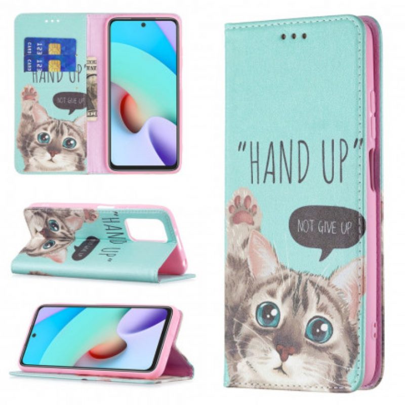 Schutzhülle Für Xiaomi Redmi 10 Flip Case Hand-up