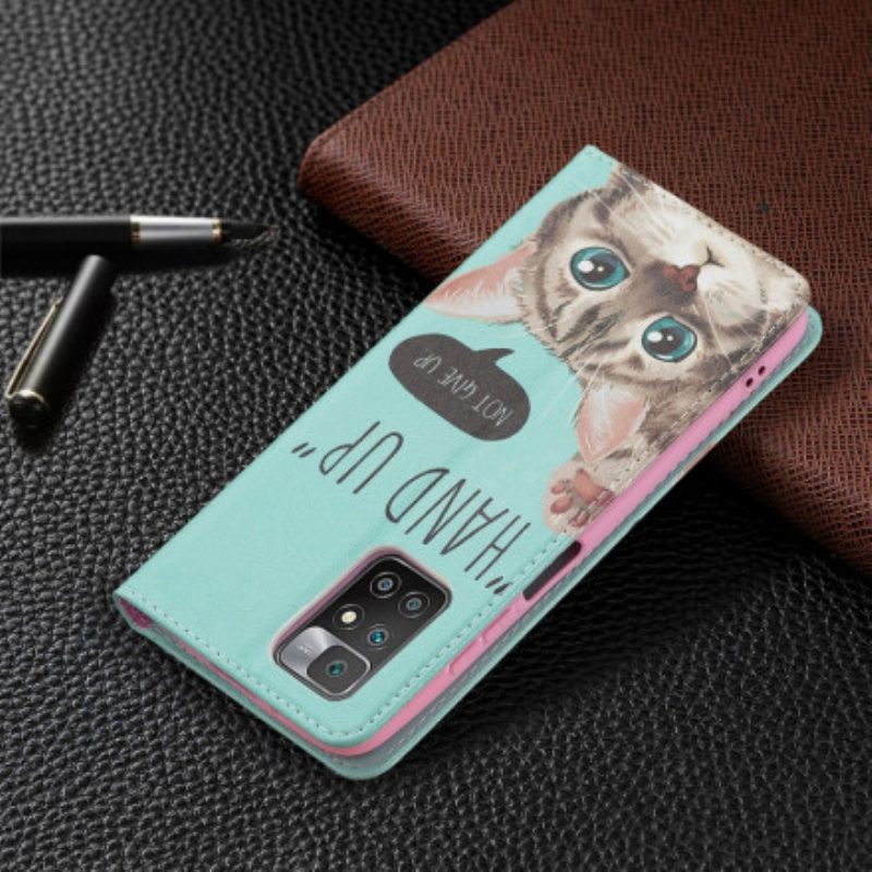 Schutzhülle Für Xiaomi Redmi 10 Flip Case Hand-up