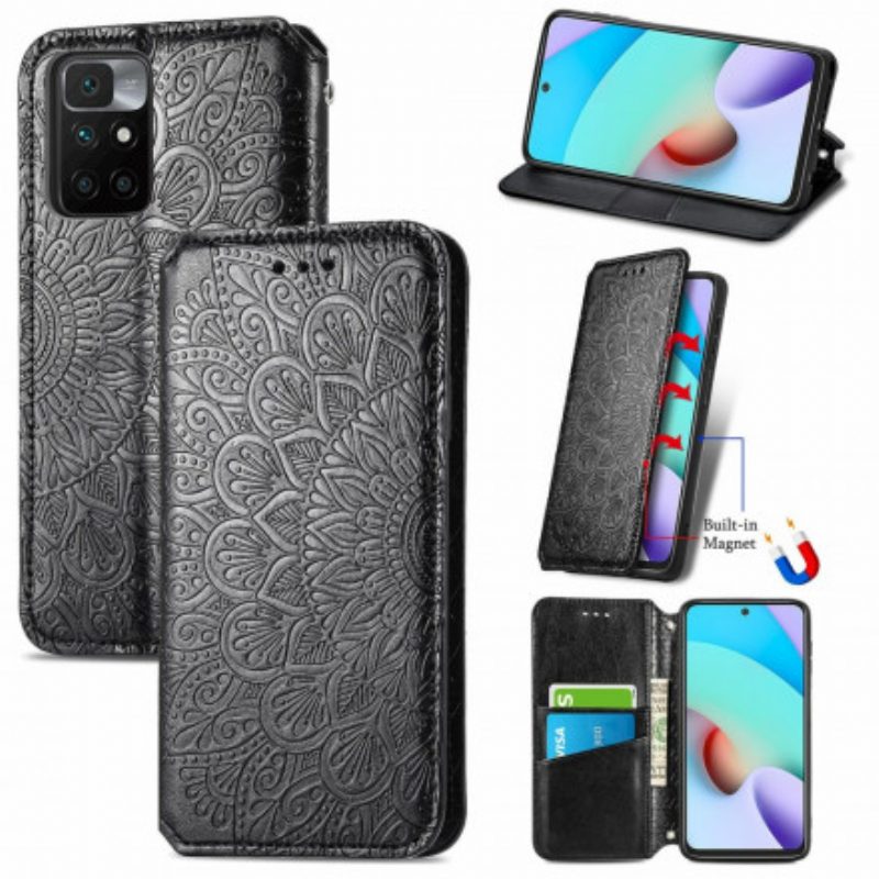 Schutzhülle Für Xiaomi Redmi 10 Flip Case Mandala