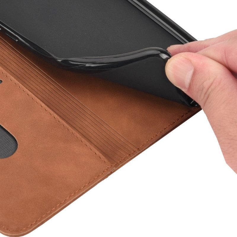 Schutzhülle Für Xiaomi Redmi 10 Flip Case Zweifarbiger Business-ledereffekt