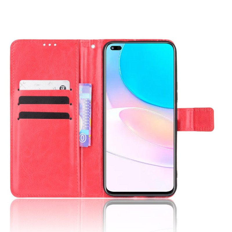 Flip Case Für Honor 50 Lite Auffälliges Kunstleder