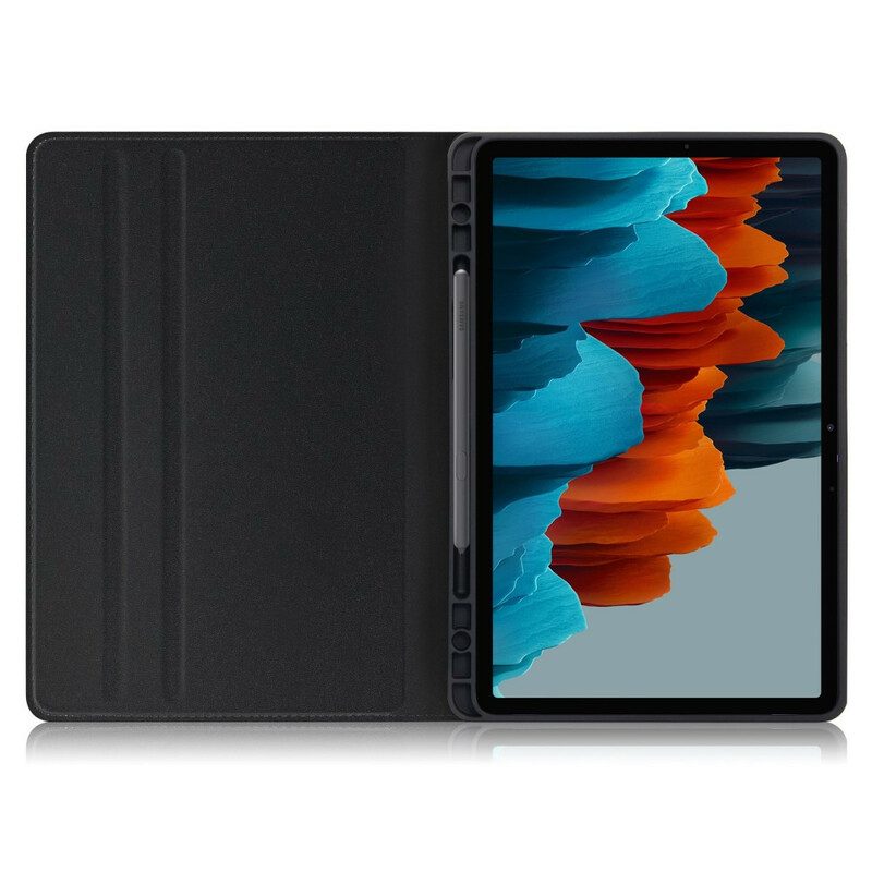 Case Für Samsung Galaxy Tab S7 FE Business-ledereffekt