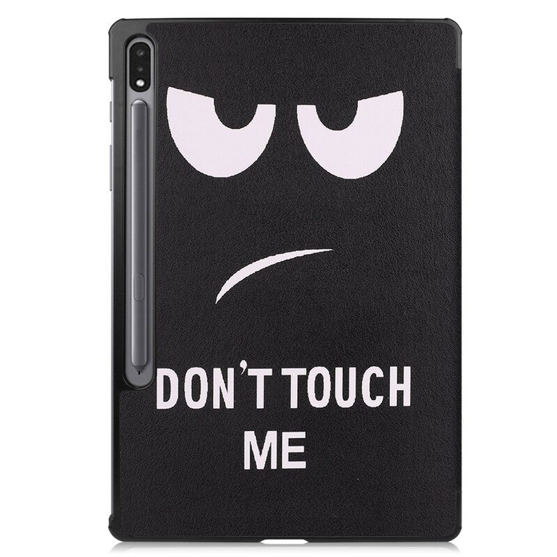 Schutzhülle Für Samsung Galaxy Tab S7 FE Stifthalter „don't Touch Me“.