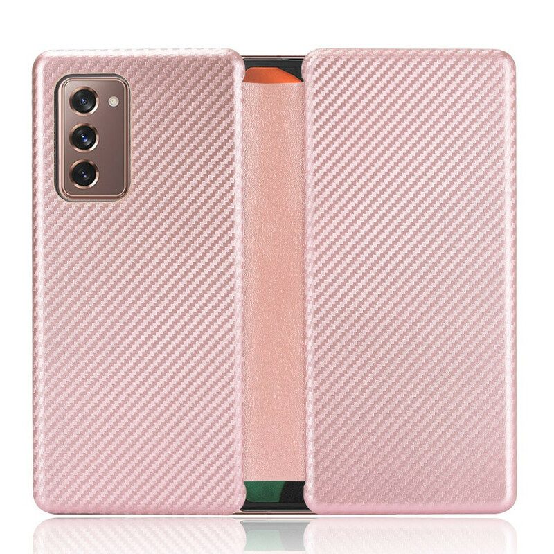 Case Für Samsung Galaxy Z Fold 2 Kohlefaser