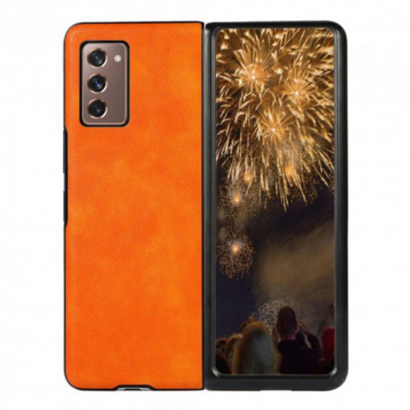 Handyhülle Für Samsung Galaxy Z Fold 2 Kunstlederfarbe