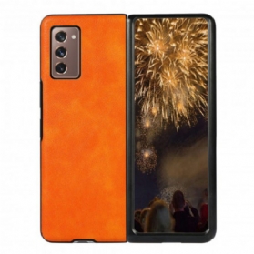 Handyhülle Für Samsung Galaxy Z Fold 2 Kunstlederfarbe