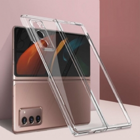 Hülle Für Samsung Galaxy Z Fold 2 Transparente Metallische Kanten Gkk