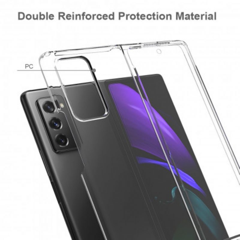 Hülle Für Samsung Galaxy Z Fold 2 Transparenter Hybrid