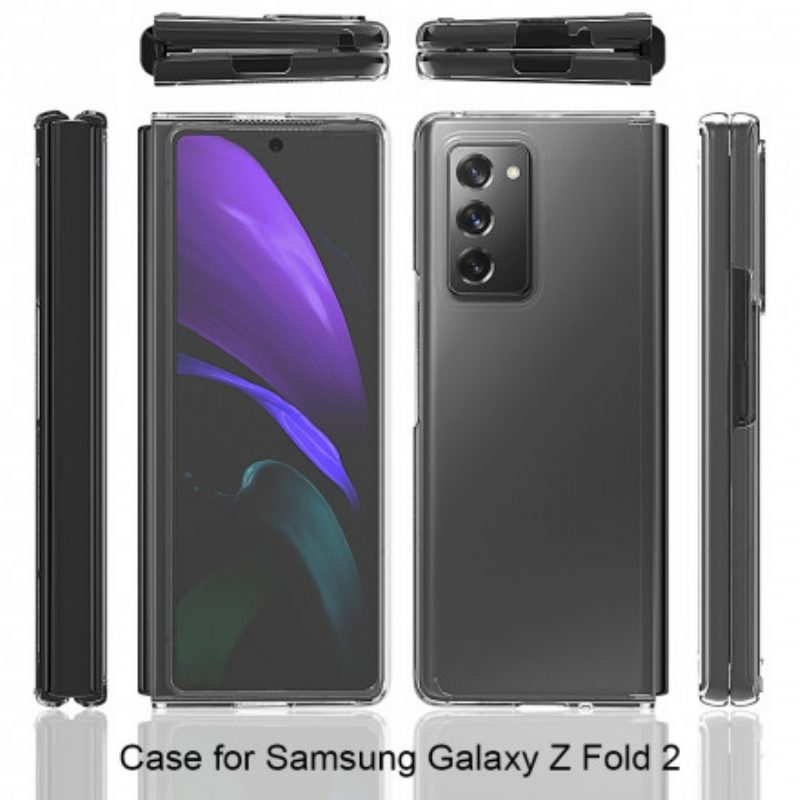 Hülle Für Samsung Galaxy Z Fold 2 Transparenter Hybrid