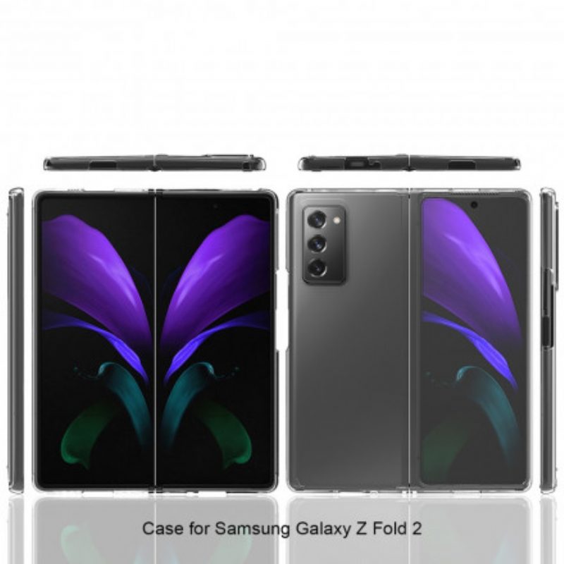 Hülle Für Samsung Galaxy Z Fold 2 Transparenter Hybrid