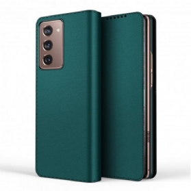 Schutzhülle Für Samsung Galaxy Z Fold 2 Flip Case Echtes Leder