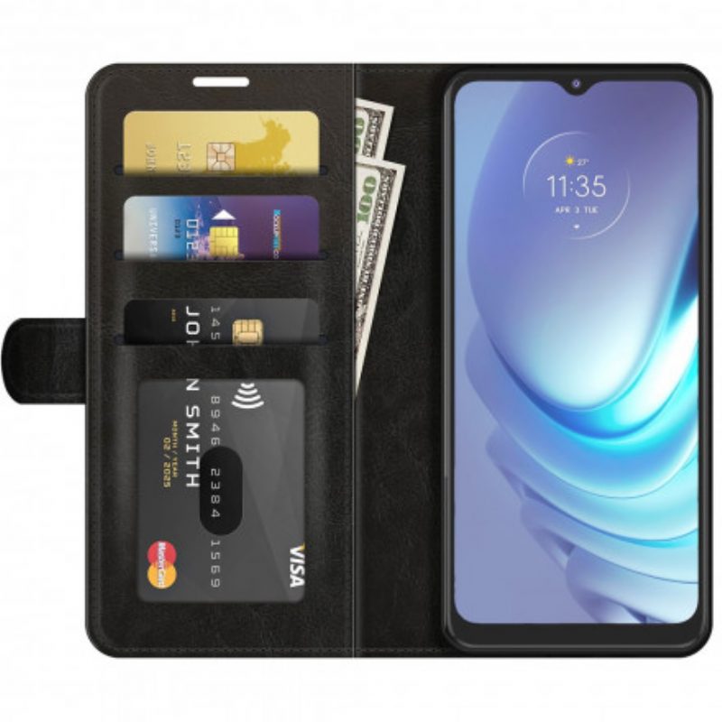 Flip Case Für Moto G50 Designer-ledereffekt