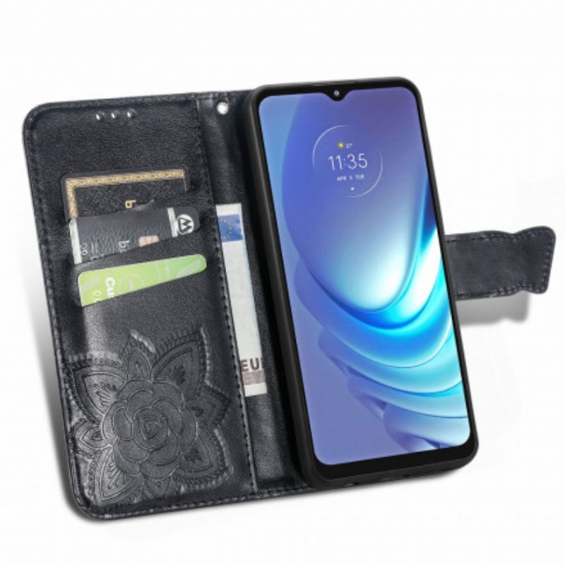 Flip Case Für Moto G50 Halber Schmetterling