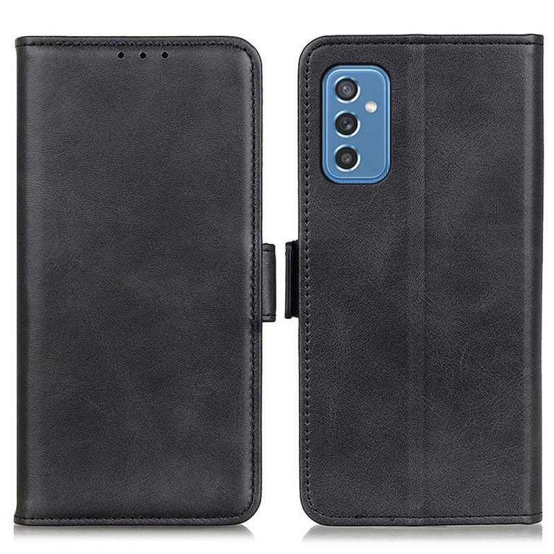 Flip Case Für Samsung Galaxy M52 5G Flip Case Doppelte Klappe