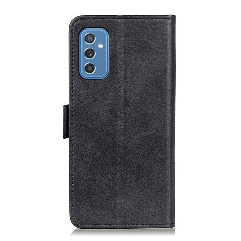 Flip Case Für Samsung Galaxy M52 5G Flip Case Doppelte Klappe