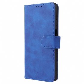 Flip Case Für Samsung Galaxy M52 5G Geschirmtes Leder