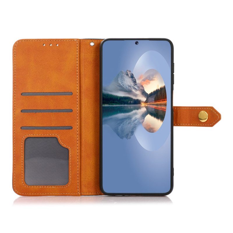 Flip Case Für Samsung Galaxy M52 5G Mit Khazneh-riemen