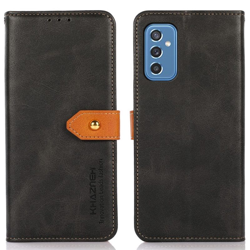 Flip Case Für Samsung Galaxy M52 5G Mit Khazneh-riemen