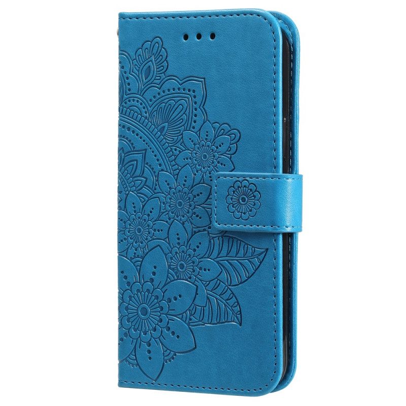 Lederhüllen Für Samsung Galaxy M52 5G Mandala-blumen