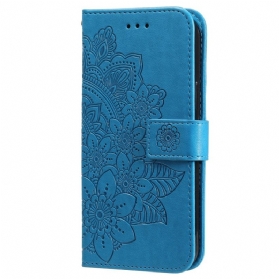 Lederhüllen Für Samsung Galaxy M52 5G Mandala-blumen