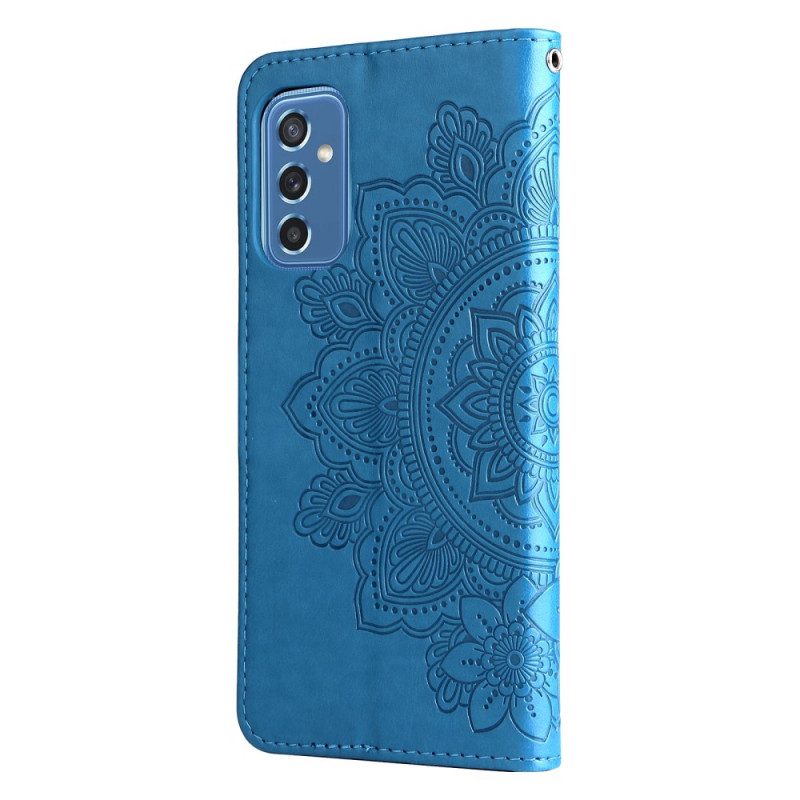 Lederhüllen Für Samsung Galaxy M52 5G Mandala-blumen