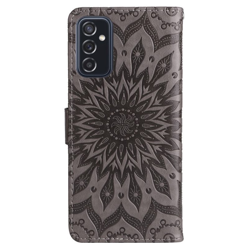 Lederhüllen Für Samsung Galaxy M52 5G Orientalisches Mandala