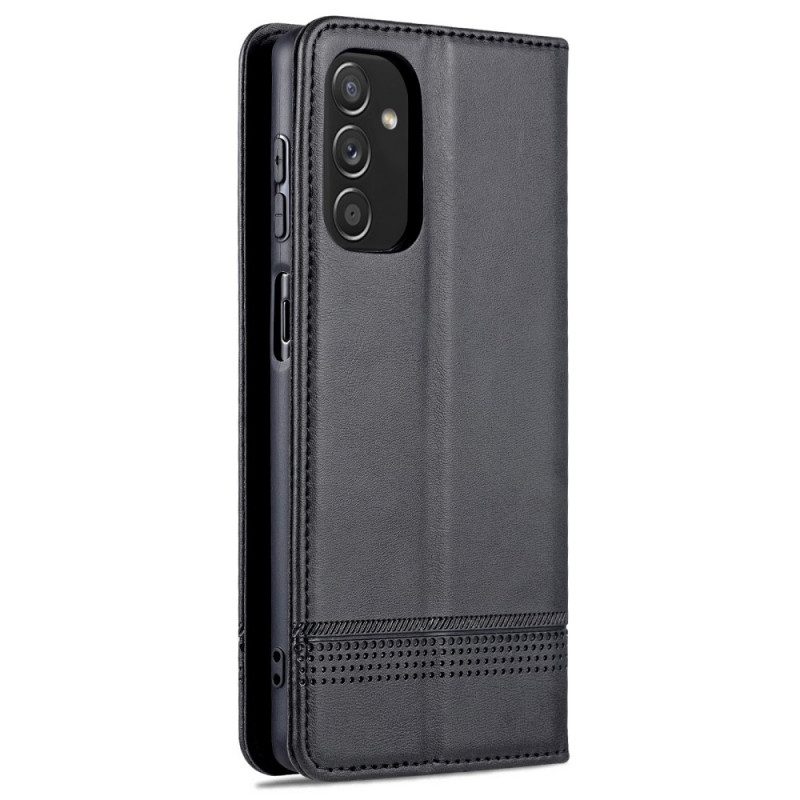 Schutzhülle Für Samsung Galaxy M52 5G Flip Case Azns Ledereffekt