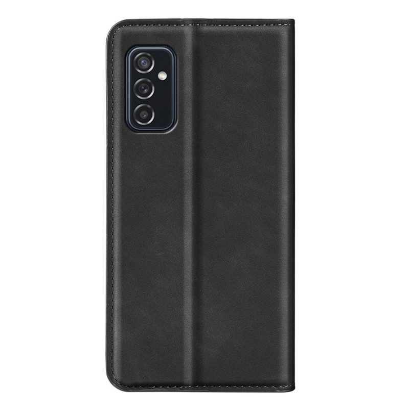 Schutzhülle Für Samsung Galaxy M52 5G Flip Case Biscotiertes Leder